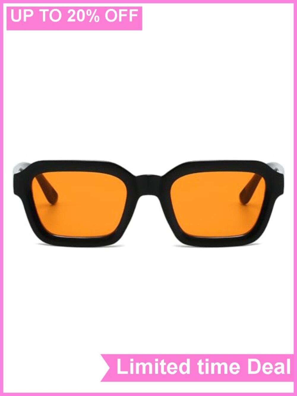 Retro Square Sunglasses UV400 Tinted Small Face Unisex